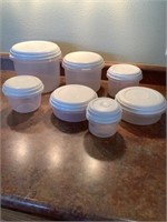 Tupperware containers with lids