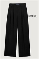 Sz L Hollister Ultra High Rise Wide Leg Pant -