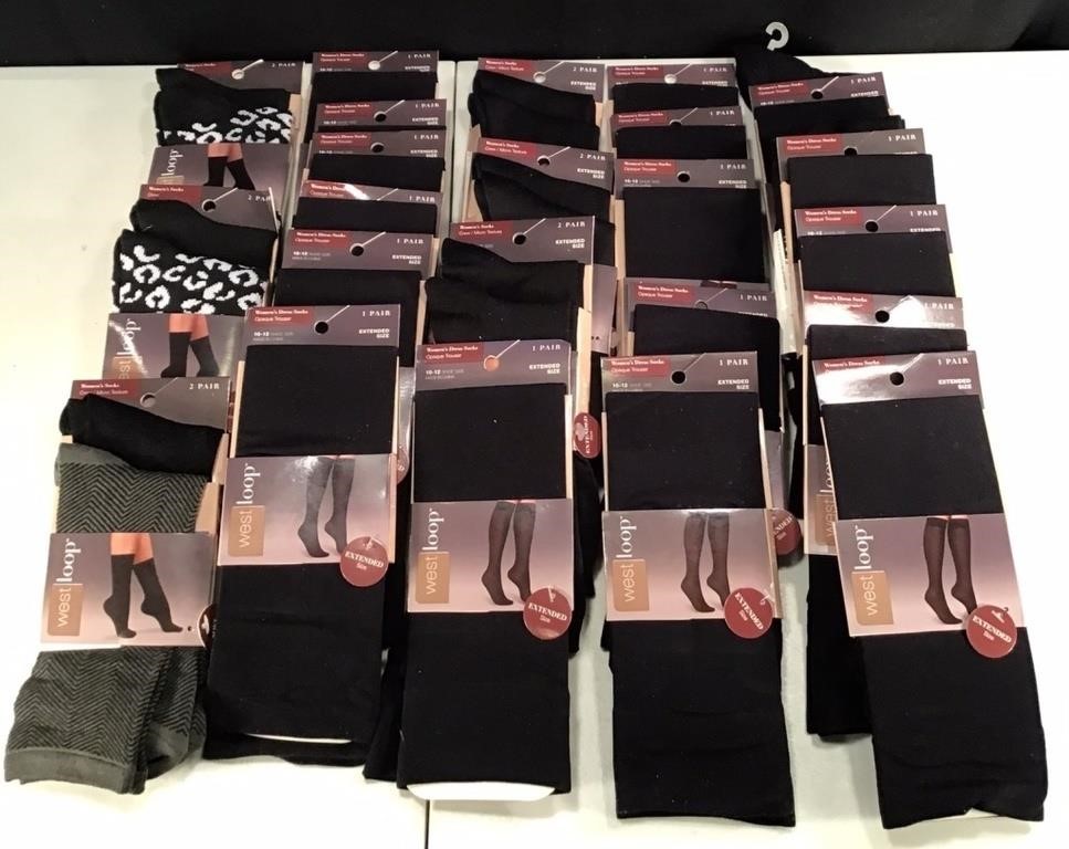 (31) Pairs of NOS Women’s Socks