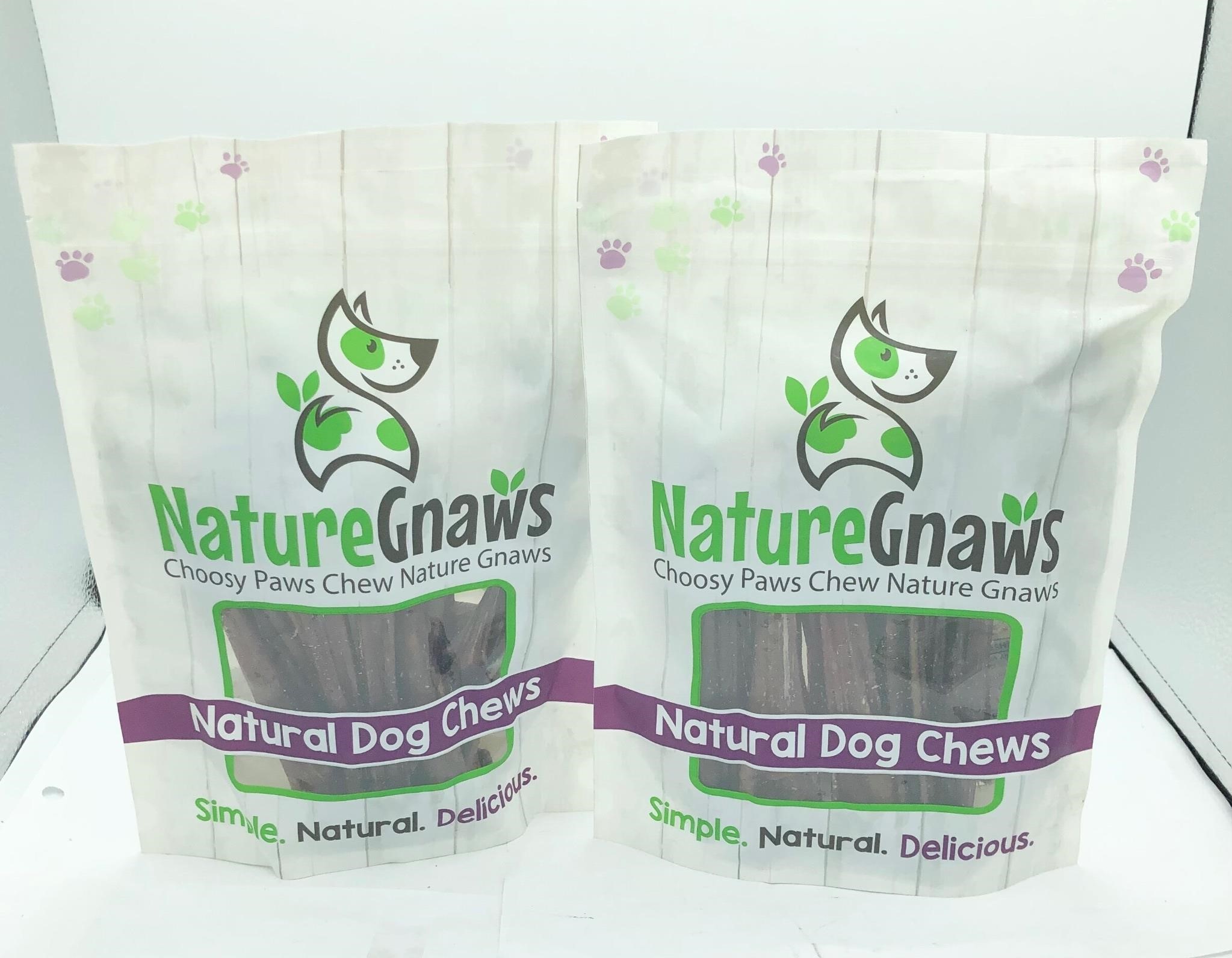 2 Pack Nature Gnaws Junior Jerky Sticks for Dogs