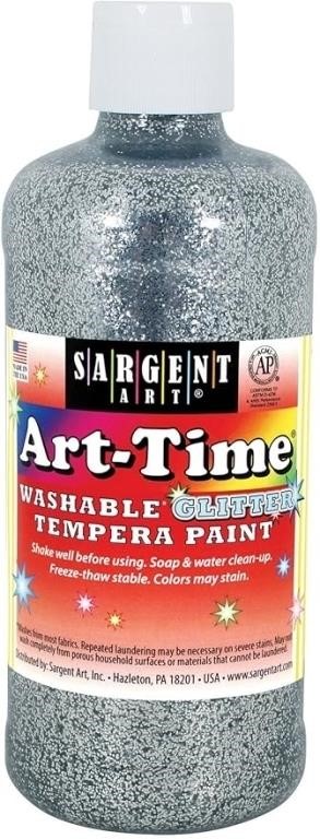 Sargent Art Washable Tempera Glitter Paint, 16 oz.