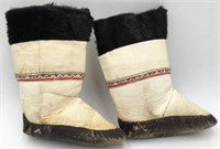 Pair of Lawrence Island Yupik Child's Boots.