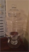 Glass Lidded Beverage Dispenser
