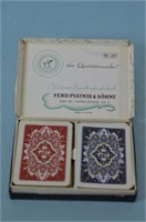 Piatnik Wein Playing Cards  2 Sets in Box