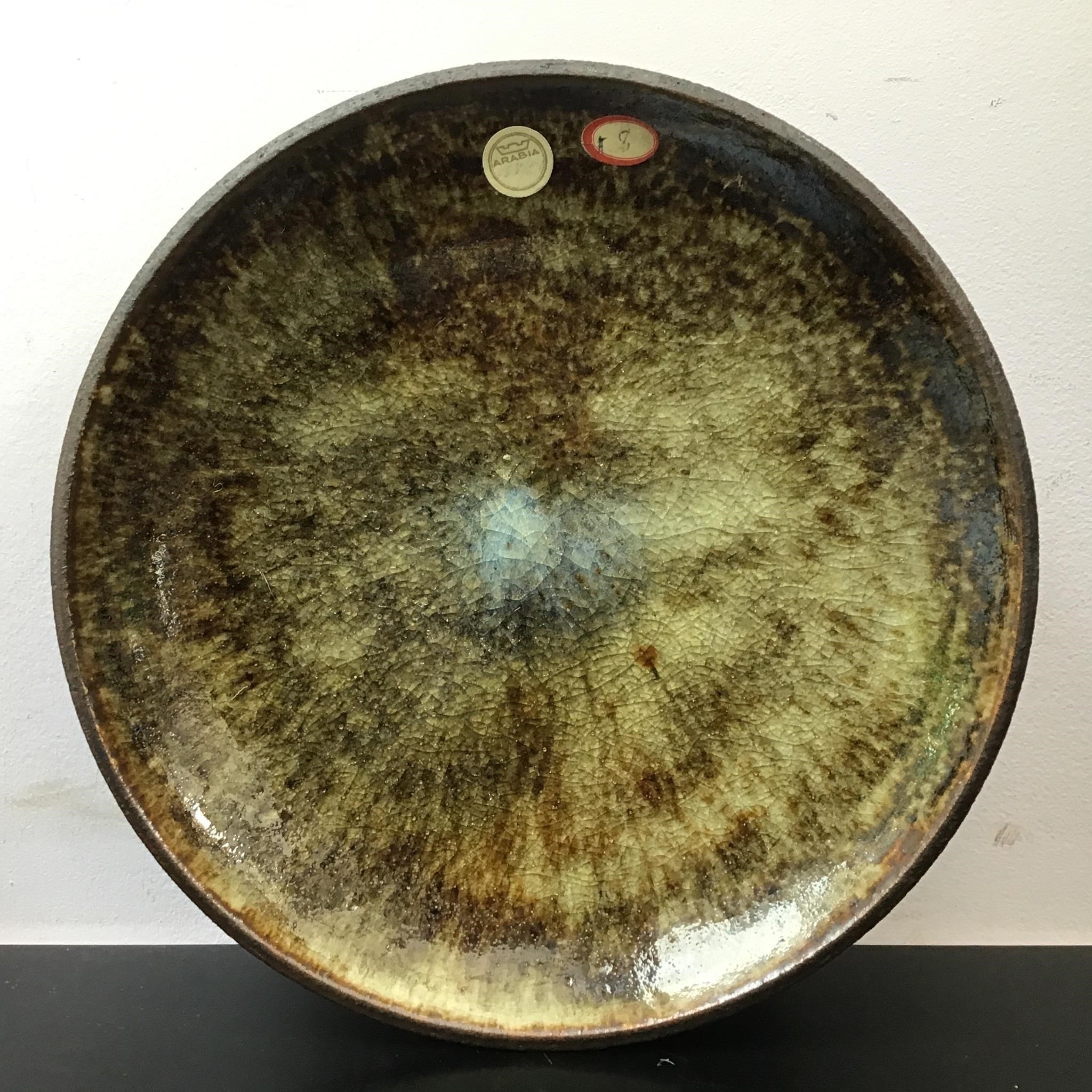 ARABIA STONEWARE BOWL FINLAND c.1960