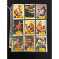 (35) 1985 Topps Wwf Cards With Hulk Hogan Rc