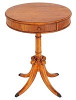 American Neoclassical Style Wood Side Table