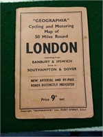 Wartime London Motorist Map