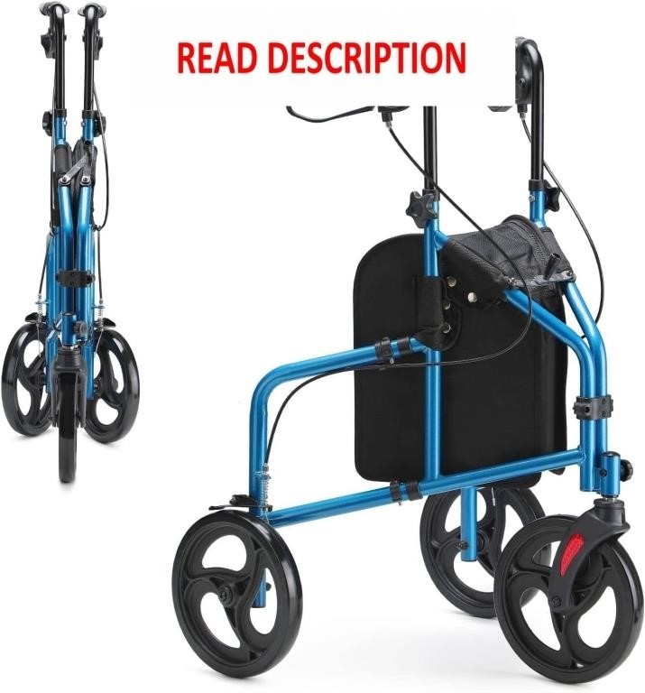 OasisSpace 3 Wheel Walker - Foldable