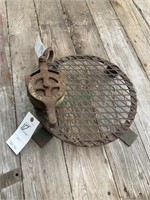 Canton Ohio Pulley and metal stand