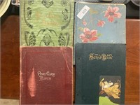 Four post card albums. All 4 filled with vintage
