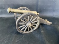 Vintage Brass & Cast Iron Cannon