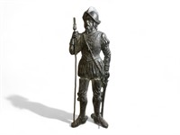 Cast Metal Spanish Conquistador wall art