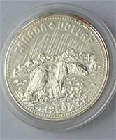 1980 Canada 50% Silver Dollar Coin