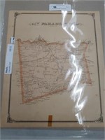 1875 Colored Paradise Township Map