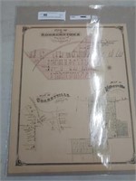 1875 Colored Rohrerstown Township Map
