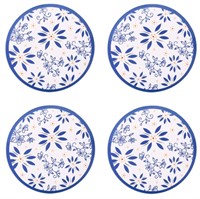 NEW temp-tations Glass Dessert Plates (Set of 4),