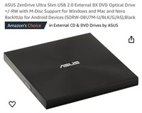 ASUS ZenDrive Ultra Slim USB 2.0 External