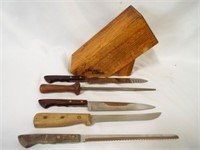 Chicago Cutlery Knife Block with 4 Random Knives