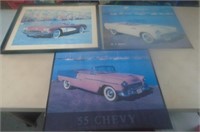 3 20" x!6' Vintage Car Prints .