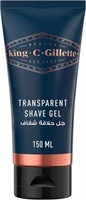 (2) King C. Gillette Men’s Transparent Shave Gel