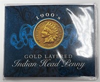 1900's Gold Layered Indian Head Penny
