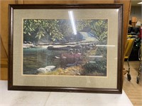 1985 Signed & Framed Waterfall Picture