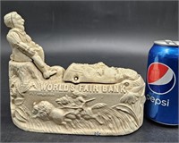 World's Fair Columbus Cast Iron Mechanical Bank