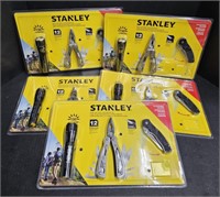(R) Five Stanley Bundles: Multi-Tool, Knife And