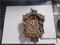 Vtg.Lux Clock Co. Mini Cuckoo Clock-no key