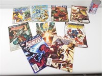 9 comics Marvel dont Avengers
