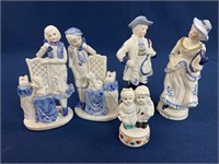 (5) Vintage Porcelain figurines