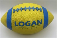LOGAN Sports Football Yellow & Blue Easy Grip
