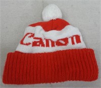 C12) Vintage Canon Pom Beanie Winter Hat