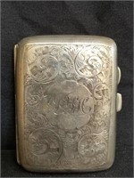 Sterling silver cigar case