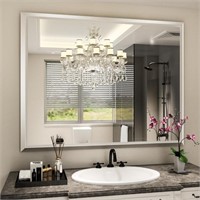 Wansi Shine 48x36 Inch Silver Mirror for Bathroom