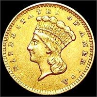 1856 Rare Gold Dollar CLOSELY UNCIRCULATED