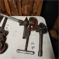 PIPE CUTTER, FLARING TOOL, THREADER