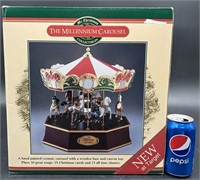 1999 Mr Christmas Musical Carousel in Box - Works