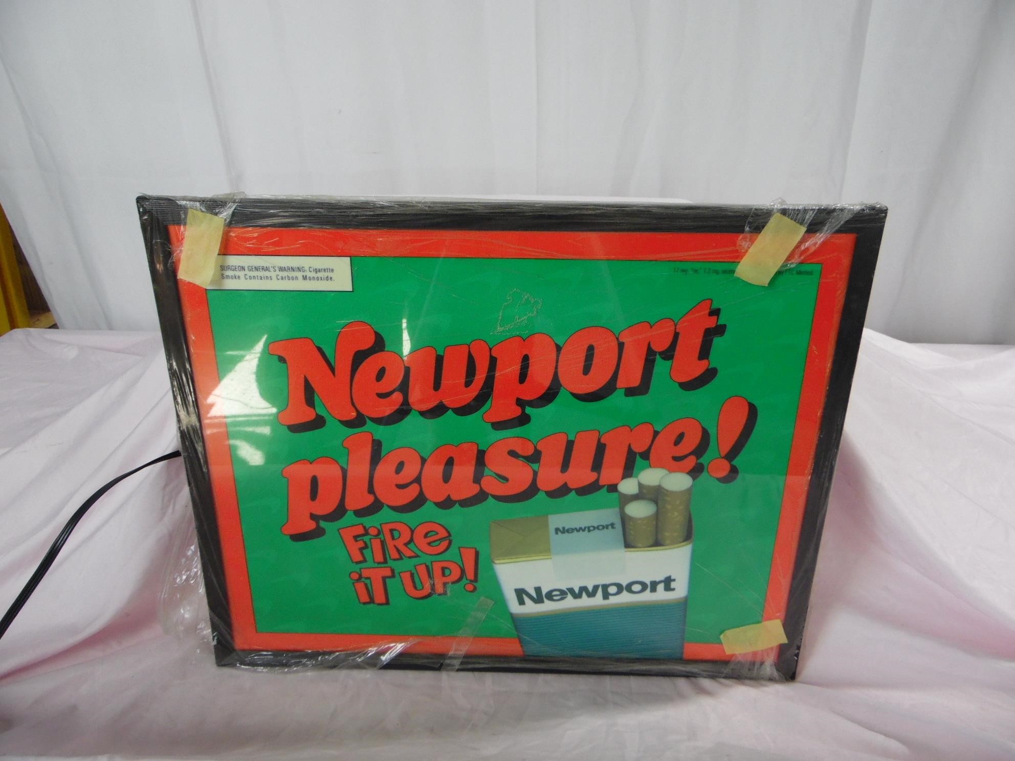 Newport Cigarette Sign