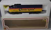 BACHMANN EMD F9 DIESEL LOCOMOTIVE #7071 CHESSIE HO