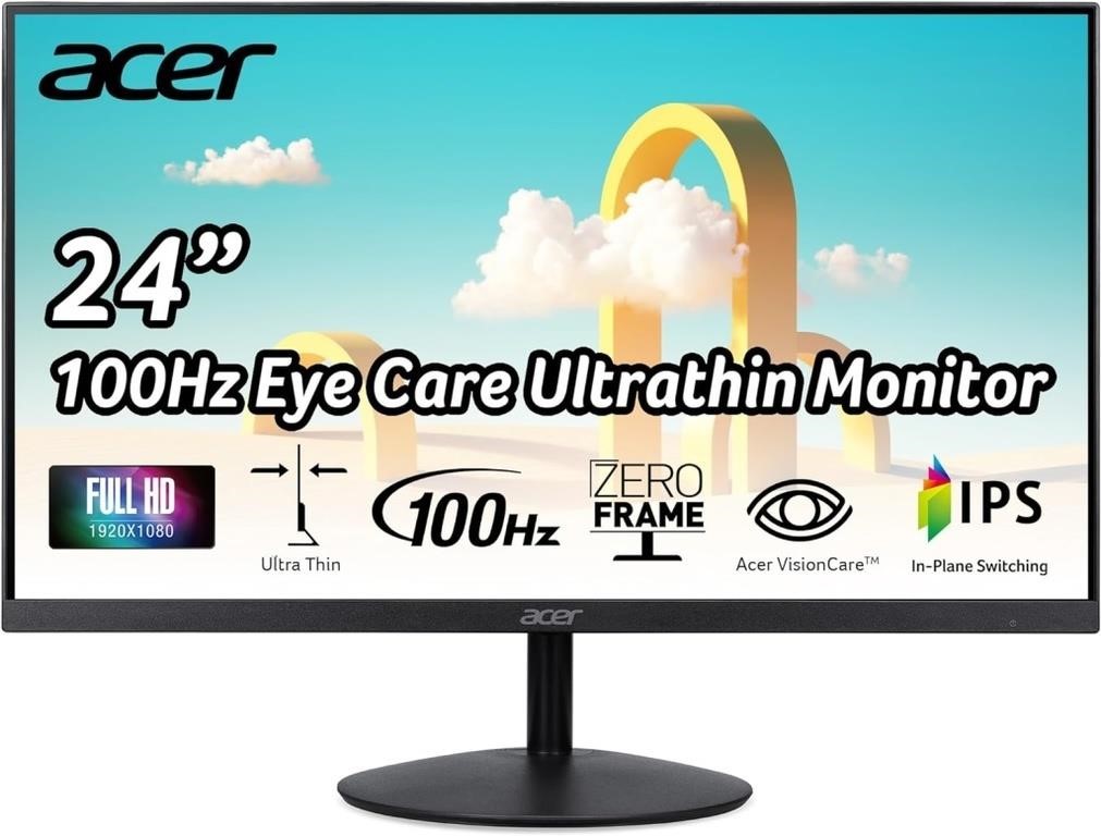 Acer ?SB242Y Ebi 23.8" FHD 1920x1080 IPS 100Hz 1mc