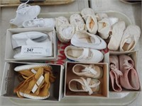 (9) Pairs of Vintage Baby Shoes