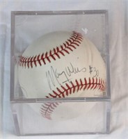 MAURY WELLS AUTOGRAPHED BASEBALL