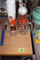 baltimore orioles mugs and redskin cups