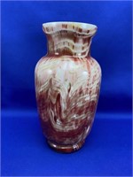 Czech / Bohemian Kralik Cased Glass Vase