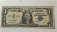 1957A Blue Seal $1 Silver Certificate