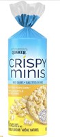 12 PACKAS QUAKER CRISPY MINIS RICE CAKES, BUTTER