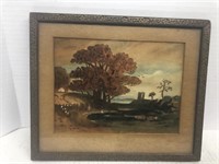 Vintage water color painting