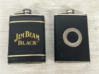 Stainless steel 8 oz flasks includes Jim Bean